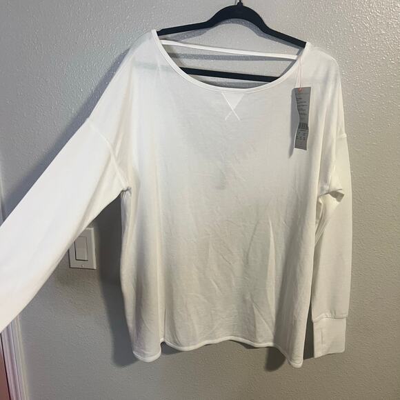 NWT Sweaty Betty Simhasana Sport Sweatshirt White Size XL - Picture 3 of 7